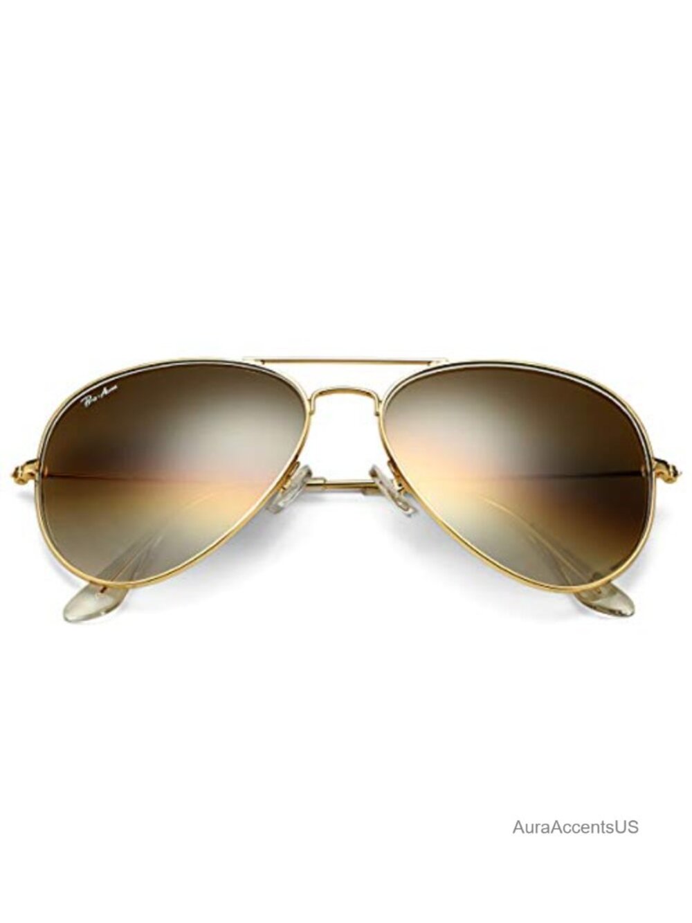 Aviator Sunglasses Glass UV400 Metal Frame Non-Polarized Full Rim